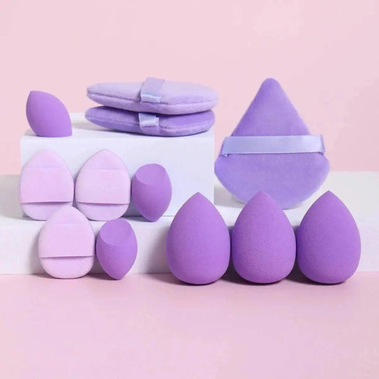 12 - Piece Makeup Sponge Set - Womans Fashion