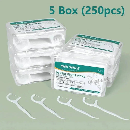 Portable Dental Floss Picks - Womans Fashion