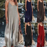Women's ribbed wide-leg jumpsuits in multiple colors, perfect for summer fashion and casual outings.