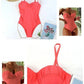 2026 One Piece Swimsuit Swimwear Women Sexy Push Up Pleated Solid Bathing Suit Beachwear New Maio Feminino Praia Banadores Mujer - Womans Fashion