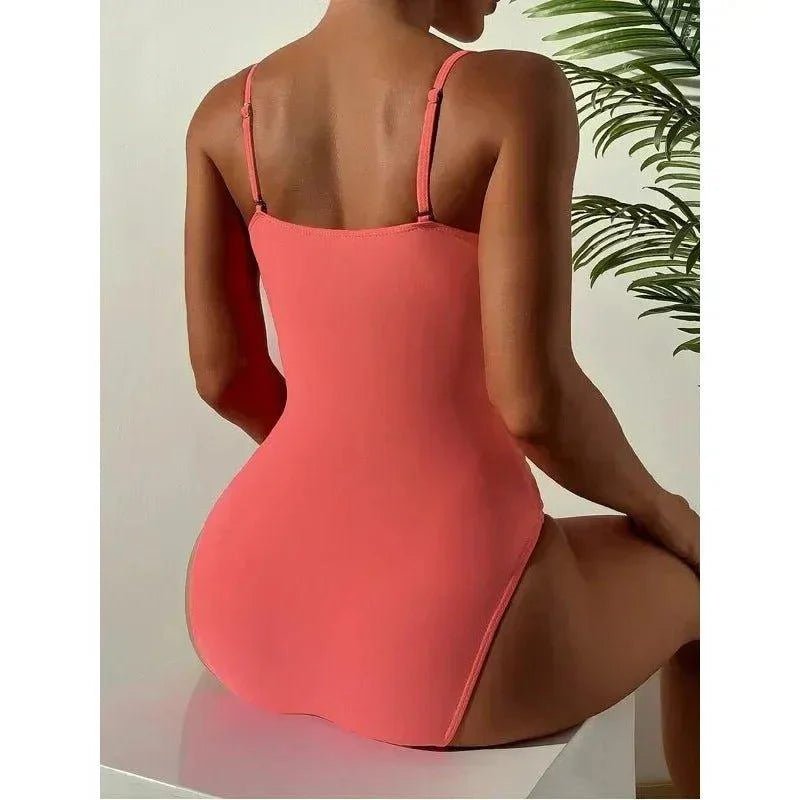 2026 One Piece Swimsuit Swimwear Women Sexy Push Up Pleated Solid Bathing Suit Beachwear New Maio Feminino Praia Banadores Mujer - Womans Fashion