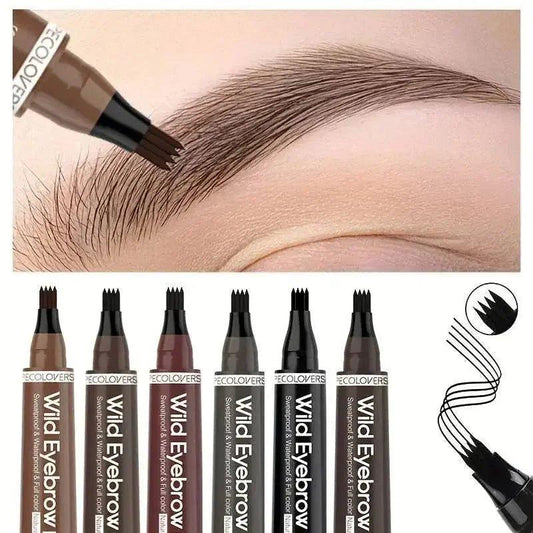 4 Tip Waterproof Brow Pen - Womans Fashion