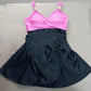 8 Colors Cute Women Swimdress Tummy Control Sexy One Piece Slim & Comfortable Ruched & Cross Swimwear Elastic Beachwear 2025 New - Womans Fashion