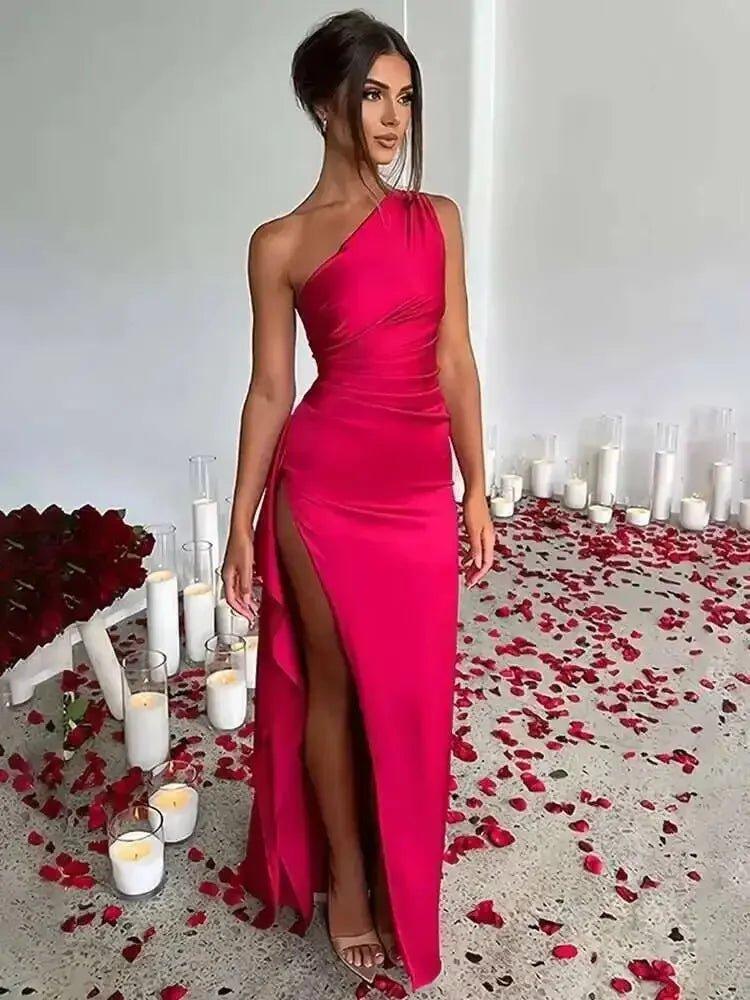 Avrilyaan Satin Backless Slim Sexy Dress Women 2024 Bodycon Long Summer Dress Mermaid Elegant NightClub Party Dresses Vestidos - Womans Fashion