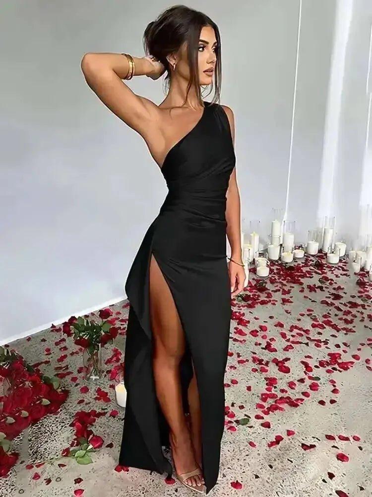 Avrilyaan Satin Backless Slim Sexy Dress Women 2024 Bodycon Long Summer Dress Mermaid Elegant NightClub Party Dresses Vestidos - Womans Fashion
