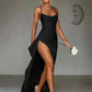 Avrilyaan Satin Backless Slim Sexy Dress Women 2024 Bodycon Long Summer Dress Mermaid Elegant NightClub Party Dresses Vestidos - Womans Fashion
