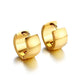 Gold hoop earrings for women, stylish fashion jewelry