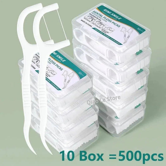 Portable Dental Floss Picks - Womans Fashion