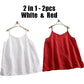 Summer Simple All - match Top Loose Thin Camisole Solid V - neck Vest Women Clothing Sleeveless Casual Highstreet Holiday T-shirt - Womans Fashion