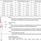 Women's swimsuit size chart with bust, waist, hip measurements and fitting guide for fashion swimwear