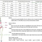 Women's swimsuit size chart with bust, waist, hip measurements and fitting guide for fashion swimwear