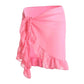 Yiiciovy 2023 Women Cover - Ups Skirts Chiffon Swimwear Pareo Scarf Bikini Cover - Ups Wrap Kaftan Sarong Beach Sexy Skirts 9 Colors - Womans Fashion